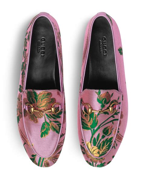 gucci jordaan floral jacquard loafer size 11.5|gucci jordan loafers women.